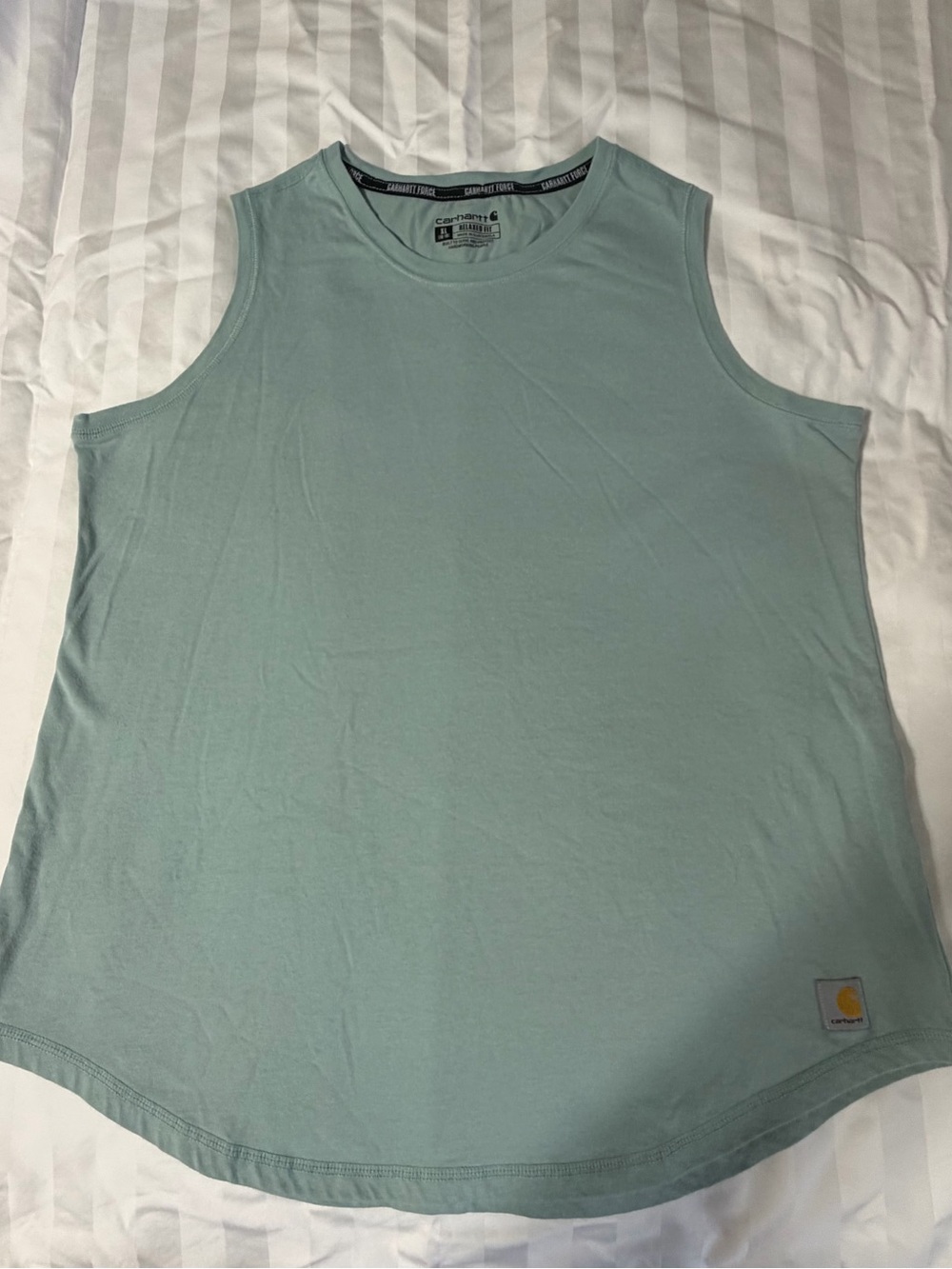 Women's Carhartt Relaxed Fit Sleeveless Tank Shirt XL